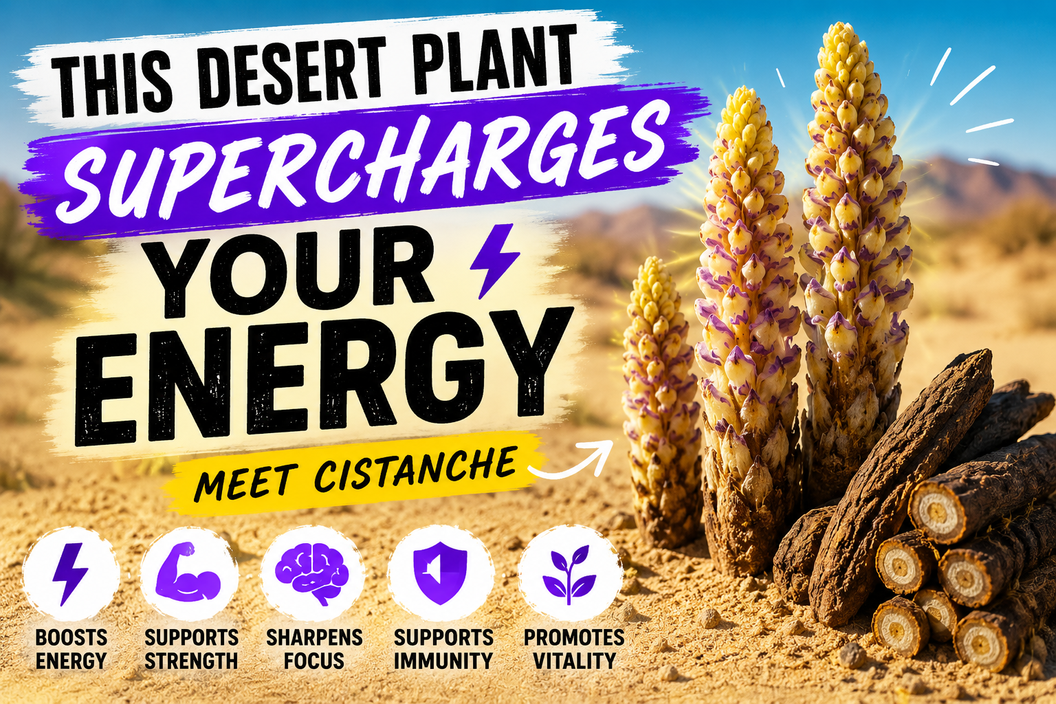 Cistanche: The Desert Plant That Refuses to Quit