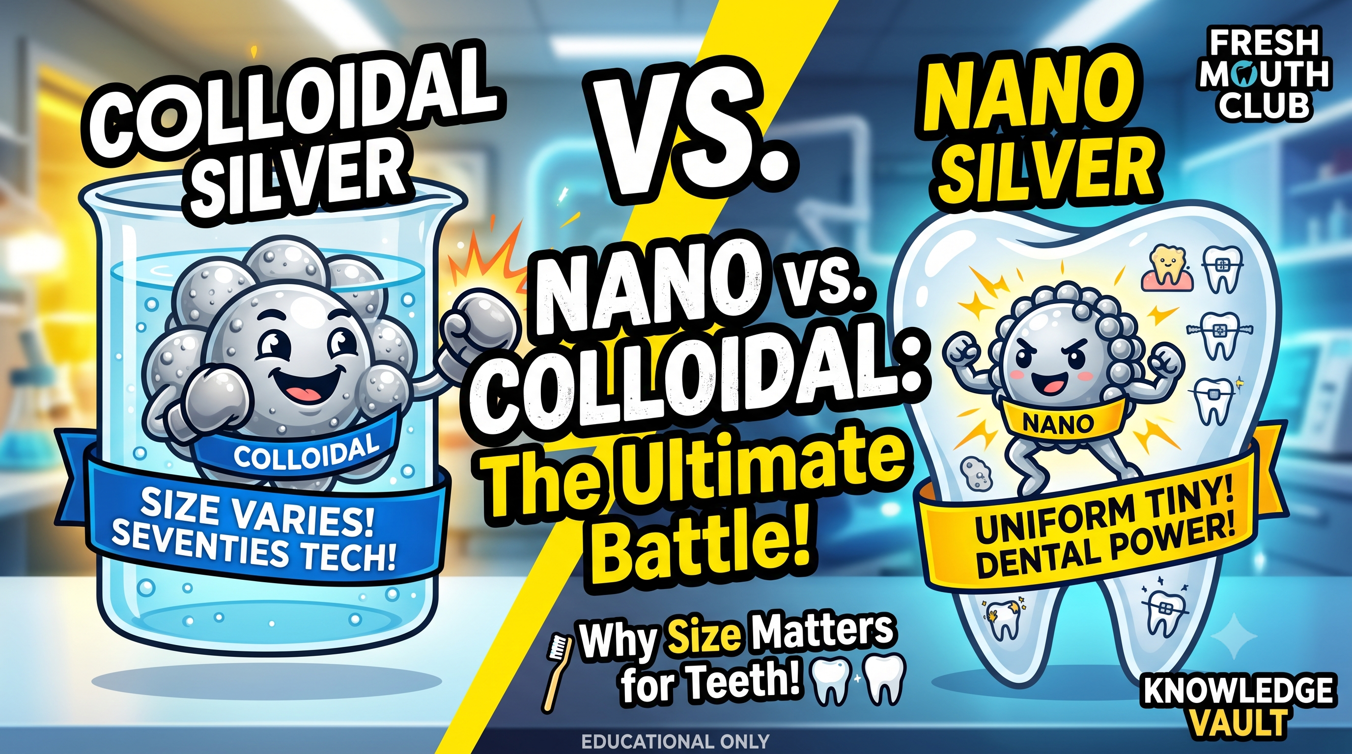 Nano Silver vs. Colloidal Silver What is the difference, and why does size matter?