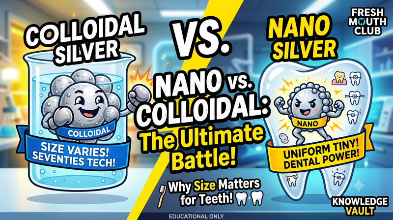 Nano Silver vs. Colloidal Silver What is the difference, and why does size matter?