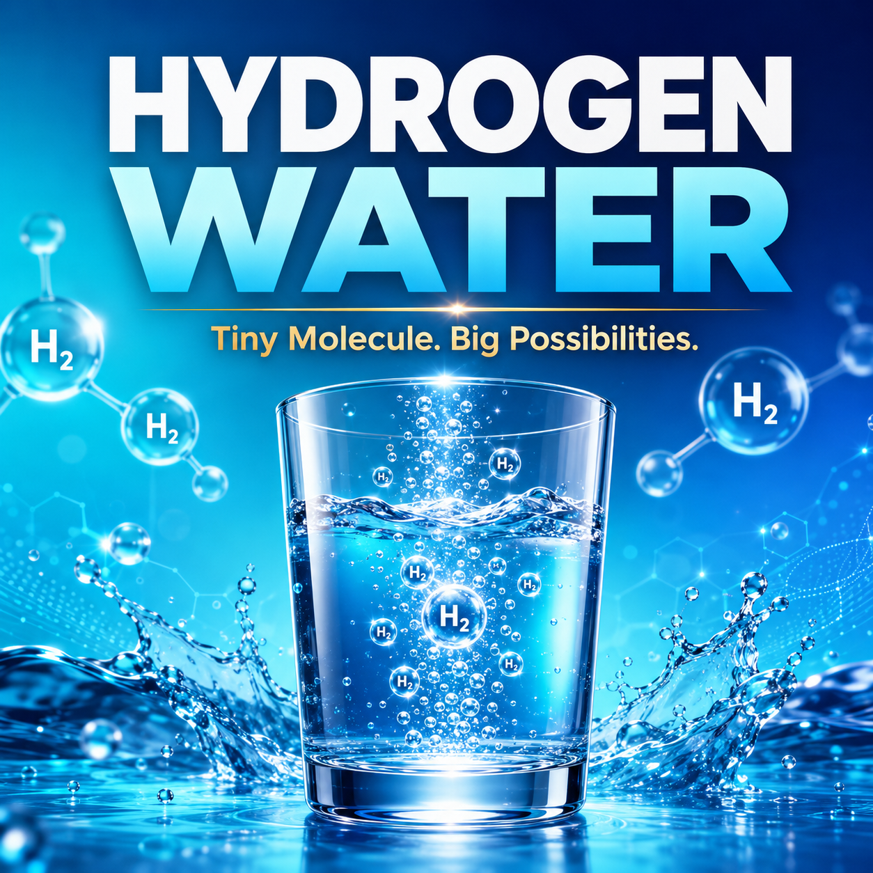Hydrogen Water Made Simple  A colorful, easy guide to what it is, how it may work, and what researchers are learning.