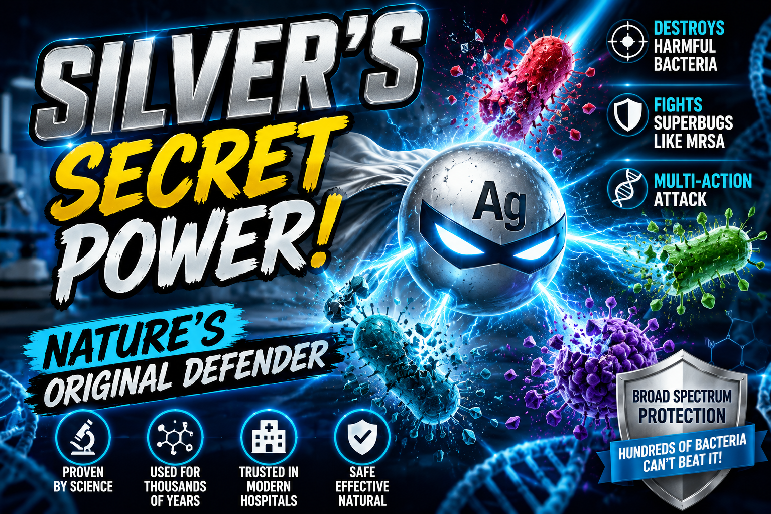 Silver: Nature's Original Superhero The Tiny Defender That Has Protected Humanity for Thousands of Years