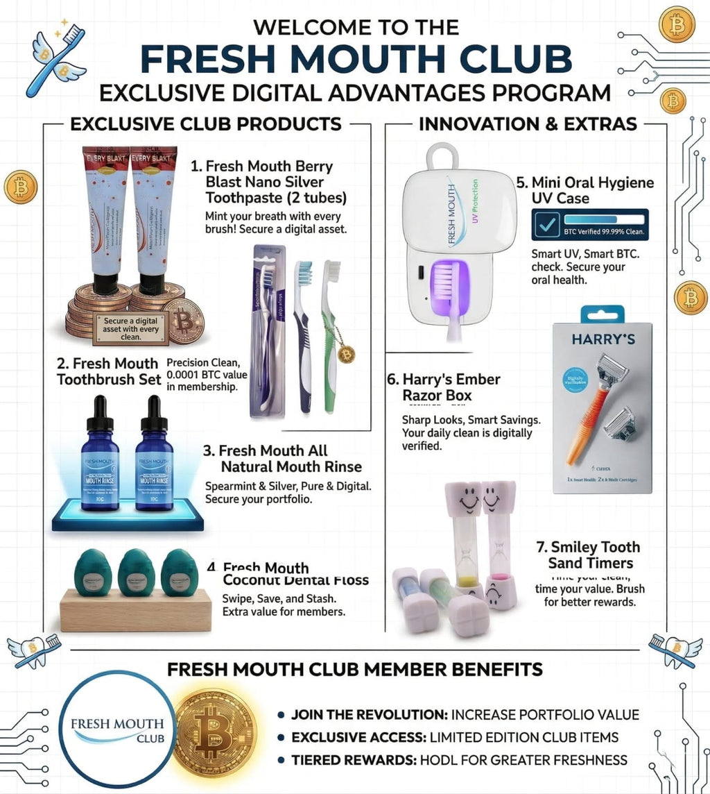 Fresh Mouth Travel Bag Bitcoin Limited Edition