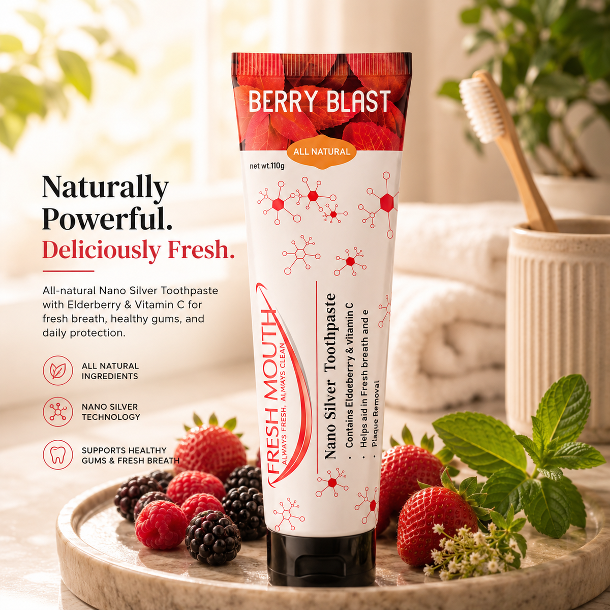 Nano Silver Toothpaste Options