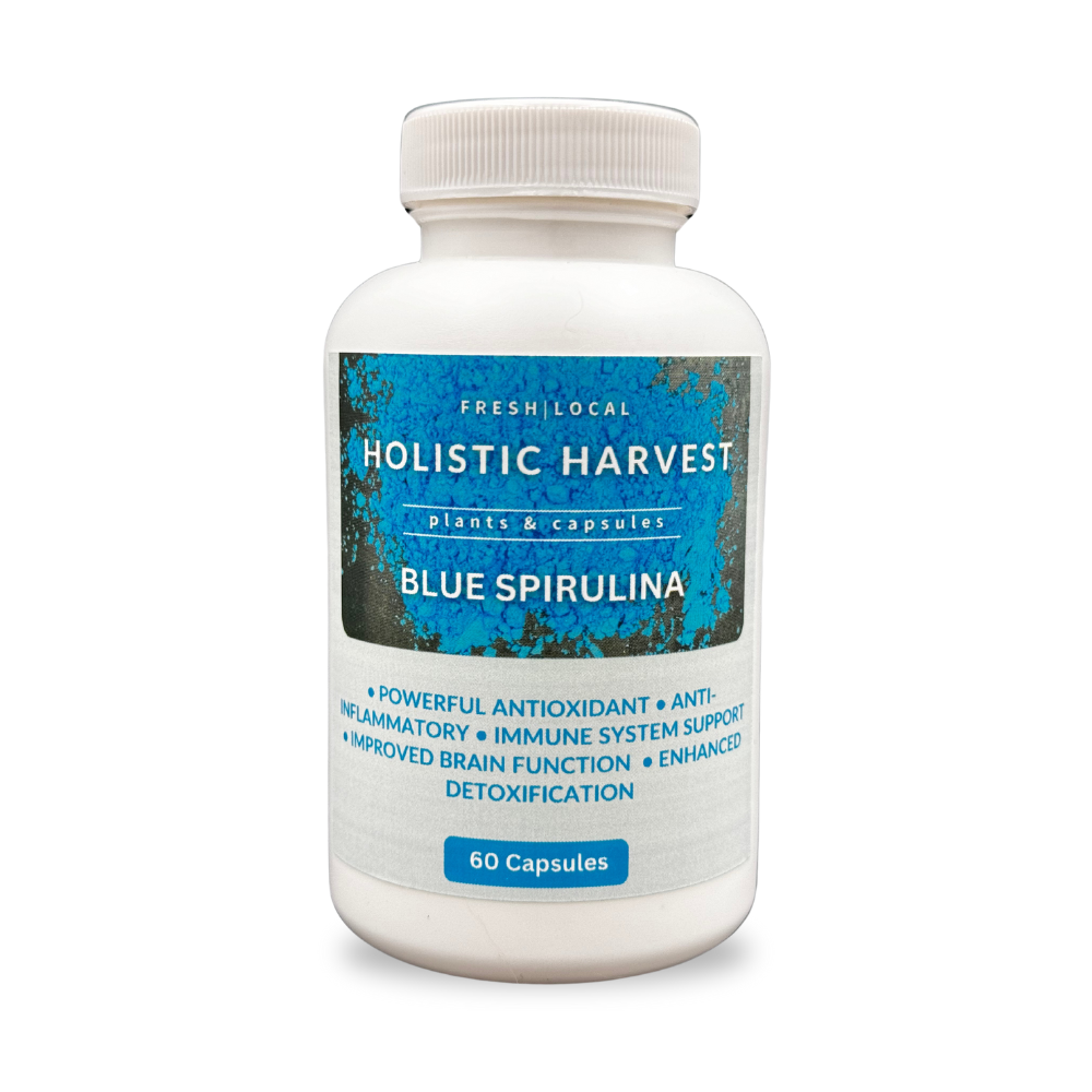 Blue Spirulina Powder Capsules (60s)