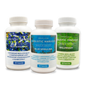 Holistic Harvest Blue Vitality 3-Pack Wellness Bundle - Butterfly Pea, Blue Spirulina, Moringa