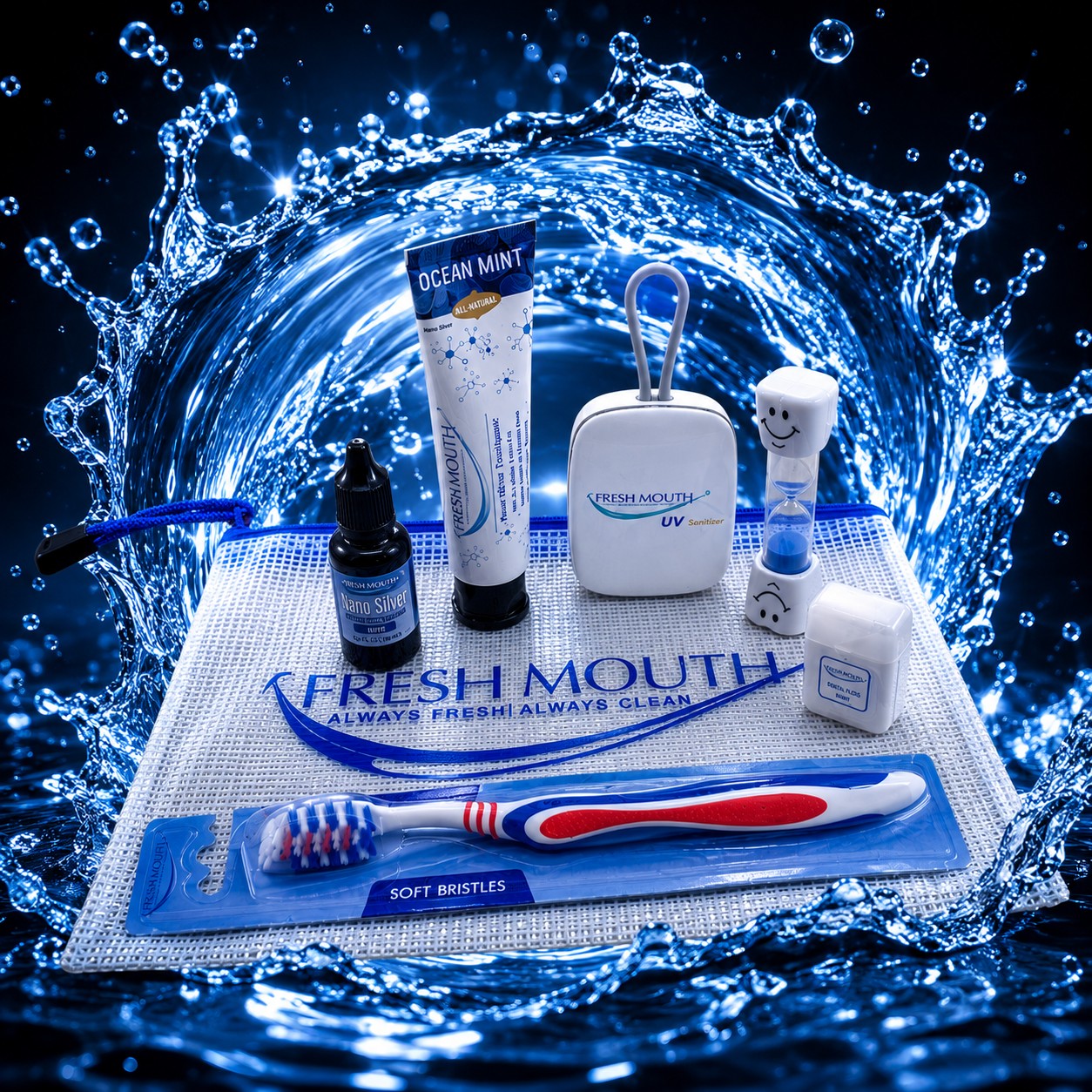 Manual Kit with UV Sanitizer & Mint TP