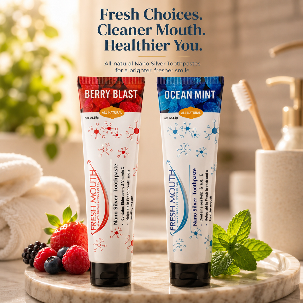 Nano Silver Toothpaste Options