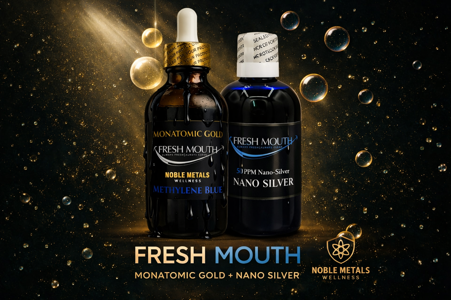 Monatomic Gold & Nano Silver Combo Pck