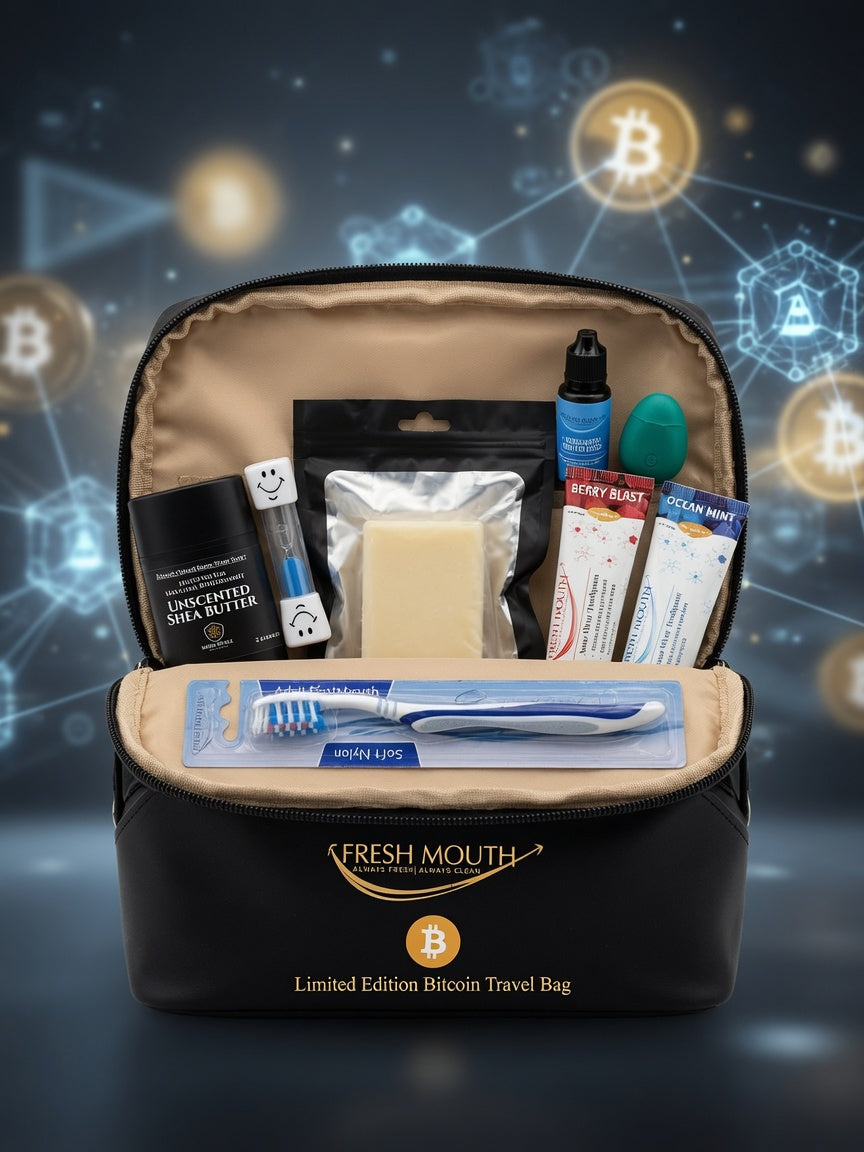 Fresh Mouth Manual Travel Bag Bitcoin Limited Edition