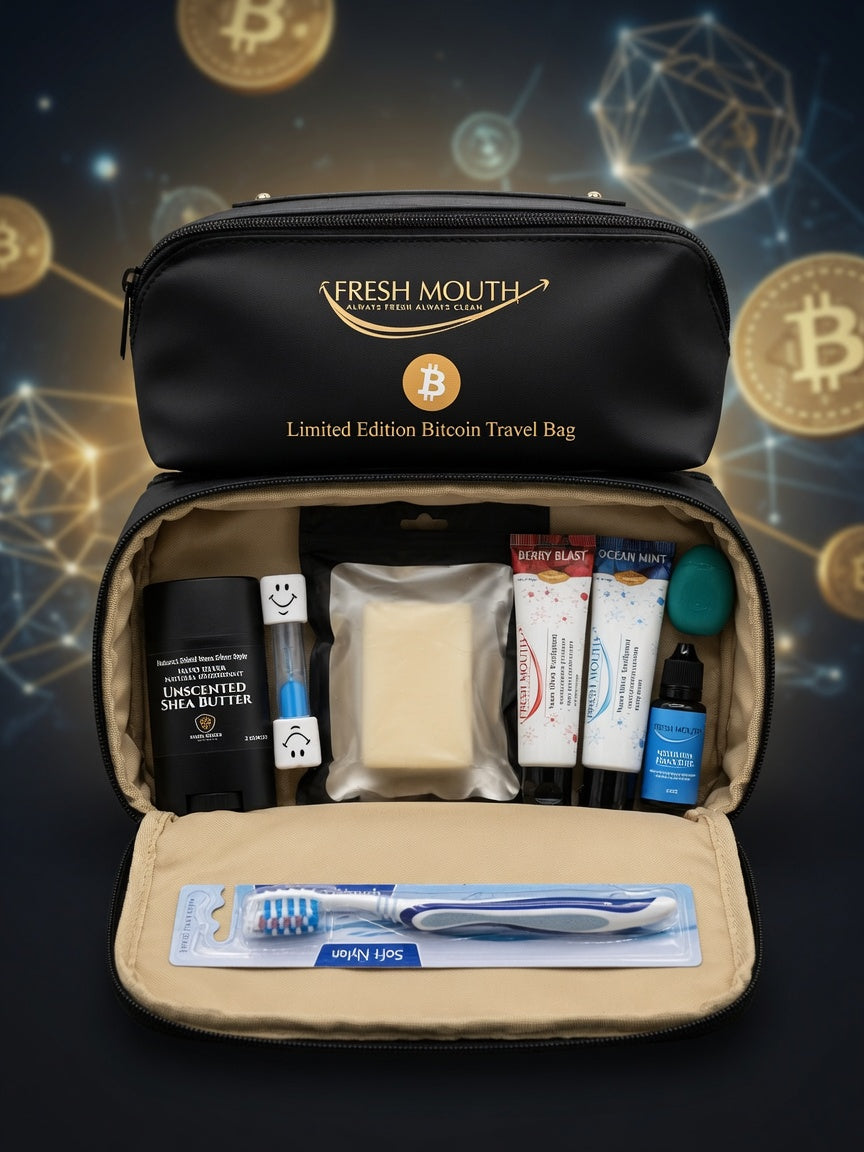 Fresh Mouth Manual Travel Bag Bitcoin Limited Edition
